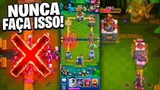 Tudo deu errado nessa partida de Clash Royale 😂