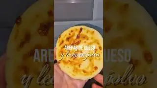 Arepas con leche en polvo y queso: f&aacute;ciles, ricas y perfectas para el desayuno 😍