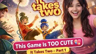 This Game Is TOO CUTE 😭💖 | It Takes Two &ndash; Part 1 #ittakestwo #coopgameplay #gaming 