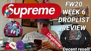 Supreme FW20 Week 6 Droplist Review & Resell Predictions - Smurfs Collab, Shure Mic, Globe Jacket