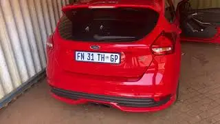 Ford focus ST250 Downpipe and Exhaust pops and crackles