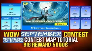 Wow September Creation Contest | September Contest | Ghost Theme | How to make WoW September Map