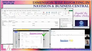 Analysis View - Employee Dimension Report in Navision & Business Central | Use of Dimensions(D365BC)