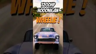 Mind Blowing 1200HP Hoonigan Launches Like a ROCKET! #carlover #wheelie #musclecars