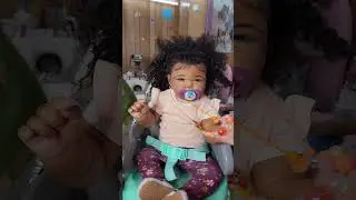 Alexia reborn toddler before she gets her hair done