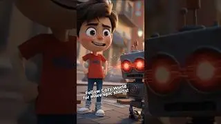 Cozy vs The Street Robot 🤖⚡ Who wins this chase? #CozyWorld. 🏷️  #FunnyAnimation    #AnimationShorts