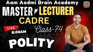 Master Cadre | Lecture Cadre Polity Class | Aam Aadmi Brain Academy | Live Polity Lecture 2026
