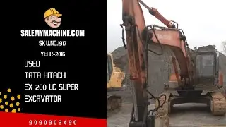USED EXCAVATOR FOR SALE l USED TATA HITACHI EXCAVATOR FOR SALE l SALEMYMACHINE