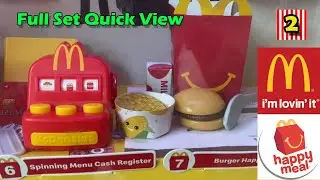 McDonald's Happy Meal Play Set Complete Quick View 2022