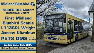 Preserved First Midland Bluebird Scania L113CRL Wright Axcess Ultralow: P578 DMS