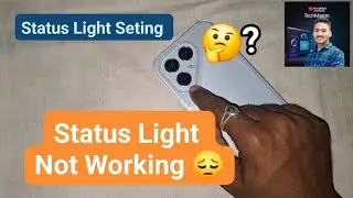 Tecno pova 7 pro Status Light Not Working 😕 🤔? ) Tecno pova 7 5g Status Light Seting #video