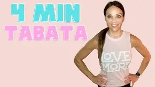 Day 1 - 4 Minute Tabata Style Workout | Low Impact Option