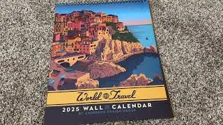 Americanflat 2025 Wall Calendar - World Travel Poster Design | Product Review