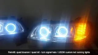 Quad Bixenon retrofit Opel Omega / Cadillac Catera