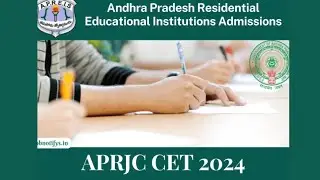 ఏపీ అర్ జే సి సెట్ -2024 || APRJC -2024 .