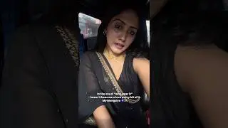 Wearing my Thalli with pride!! Kannada vlogs| Fashion| #saree #kannadainfluencer #south #styling