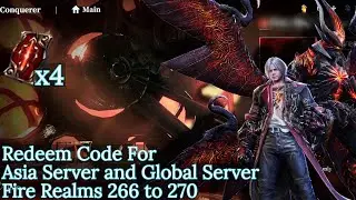 Redeem code Asia & Global | Fire 266 to 270 | Devil May Cry Peak of Combat DMC POC | The KiLLeR.