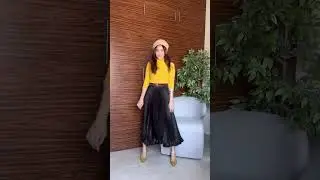 Styling Pleated Maxi Black Skirt #pleatedskirt #outfitinspiration #ootdfashion #classy #chicfashion