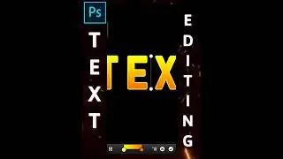 Inner Glow Text Editing In Pscc || Android Editing Tips || @3beditz #shorts #editing #androidediting