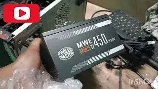 Cooler Master SMPS/ mwe bronze v2 450 230v SMPS unboxing and desktop feet