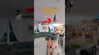 Indoor Baby Drone Toss Launch + INSANE CATCH