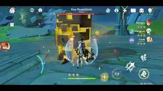 [2020.11.29 Genshin Impact] Geo boss (Lv 72)