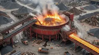 Inside the Steel Factory &ndash; How Wire Rods Are Made From Iron Ore Mining (Full Process)