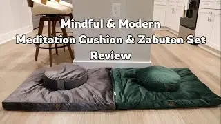 Mindful & Modern | Meditation Cushion & Zabuton Set | Review