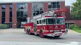 TRIPLE PULL | Louisville Fire Department Auxiliary Truck 105 (Truck 2), Engine 5 & Batt 2 Responding