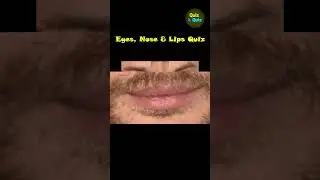 [Guess Who] How Sharp Your Eyes? Eyes, Nose and Lips Quiz Challenge! No.2#shorts
