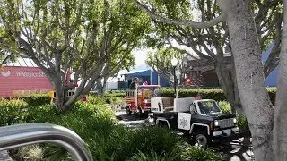 Rescue 911 Ride Attraction Roundtrip Onboard Back POV Adventure City Hobby City Complex California