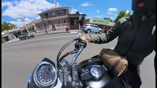 360 Video - sunny weather riding through Malmsbury on the Calder Hwy - insta360 x4 air
