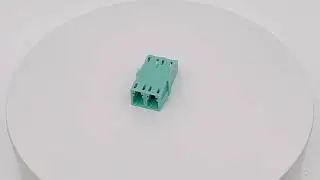 One Piece Flangeless LC Duplex Fiber Optic Adapter