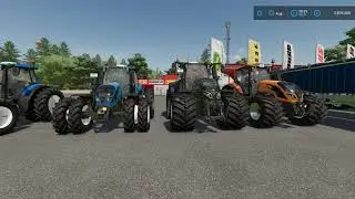 FS22 Valtra and USA trailer mods  by Stevie , slow walk around.