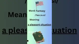 How to Pronounce Fantasy in American Accent #learnenglish #learning