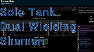 Solo Shaman Tanking Gnomeregan BOSS FIGHTS ARE SLOW MOTION