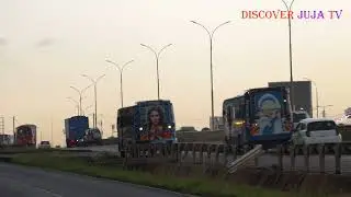 Nairobi to Juja Highway Magic Hour Shots☀️ | Entry into Juja 🚌🚌 | Dec 24, 2025