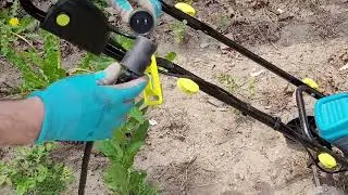 Dad's #Yardworks Electric #Tiller #Review