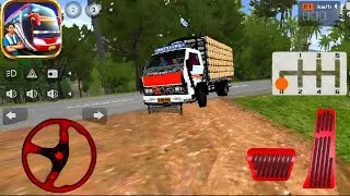 # 🚚 eicher wood Loads And Transport #||  Truck Driving || mini  Tempo #Bus Simulator Game #gamplay #