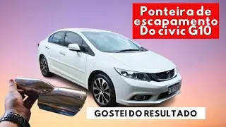 COLOQUEI A PONTEIRA DO CIVIC G10 NO G9 E FICOU TOP! 🔥