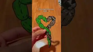 How to make Paper Snake Pet (2/2) #art #papercrafts #paperdolls #cute #snake