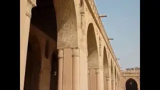 Geometric patterns at Ibn Tulun Mosque in Cairo