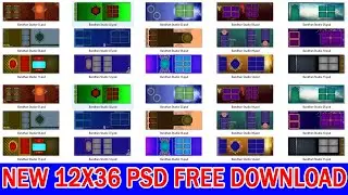 Free Download 12x36 PSD Wedding Creative Album Design Templates  Background 15 Collection