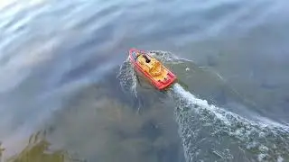 Rc boat #rctoys #rcboat #rcslowmotion