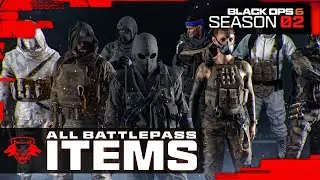 Black Ops 6: ALL Season 2 Battlepass Tier 1-100 Items Walkthrough (Blackcell & Nocturne Operator)