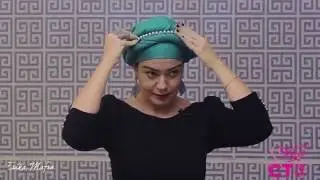 Como usar uma pashmina na cabeça