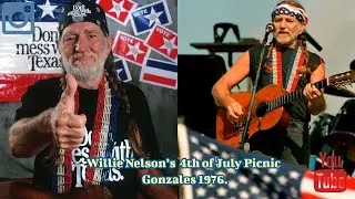 Willie Nelson&rsquo;s 4th of July Picnic Gonzales 1976 #willienelson #countrymusiclegend  #countrymusic
