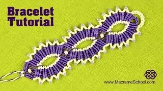 Macram&eacute; | Triple Sun Bracelet | Tutorial by Macrame School