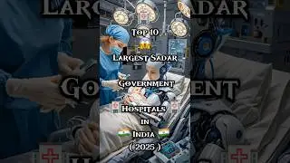 TOP 10 🤯LARGEST SADAR GOVERNMENT HOSPITALS IN INDIA 🇮🇳 ( 2025 ) #youtubeshorts #top #ytshorts
