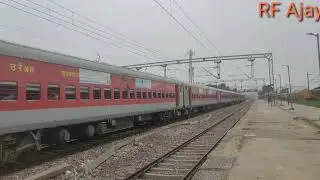 3 Back to Back High Speed trains | Skiping Adarsh Nagar Station.